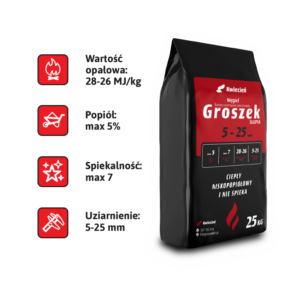 Groszek Słupia 2,5-5,5% popiołu paczkowany